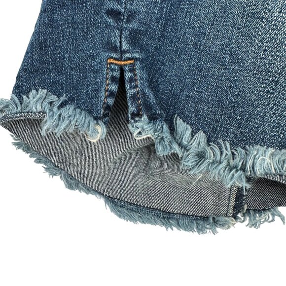 Kut From The Kloth Womens Frayed Denim Bermuda Shorts Size 0 - Picture 4 of 11